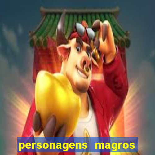 personagens magros de desenhos